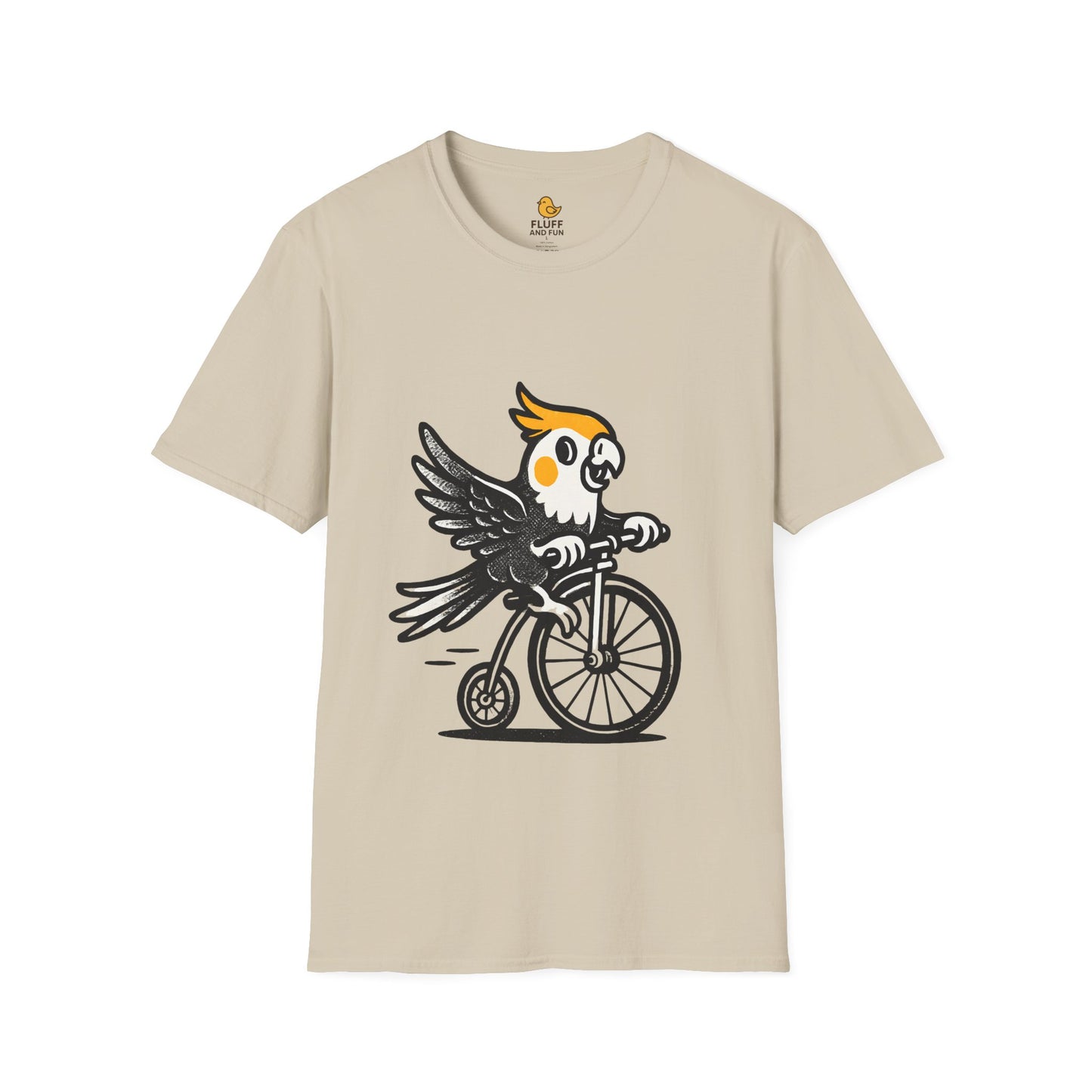 Cockatiel on a Bicycle