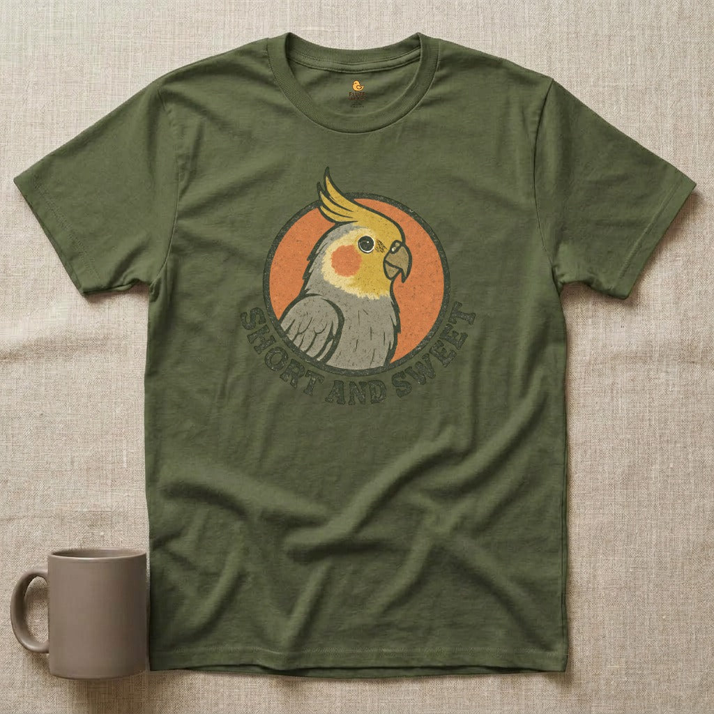 Short and Sweet Cockatiel T-Shirt