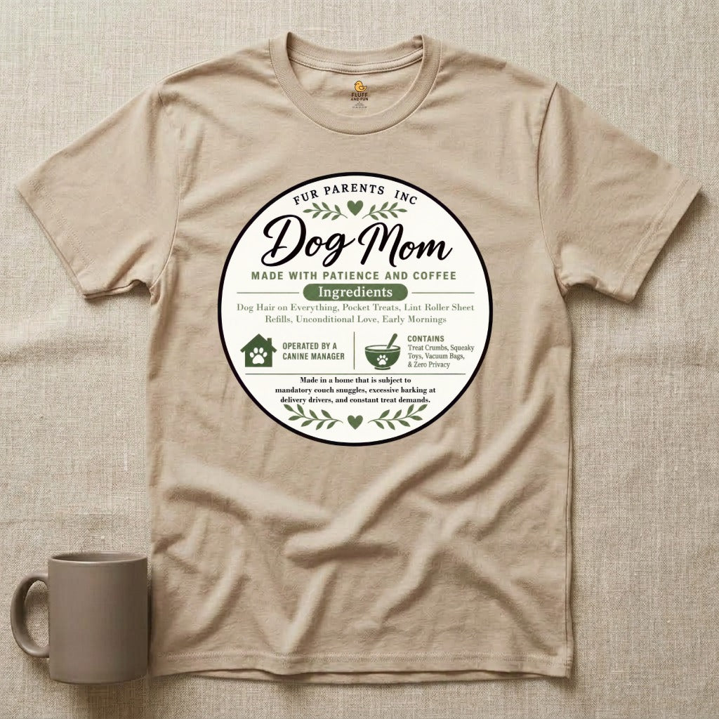 Dog Mom Ingredient Label