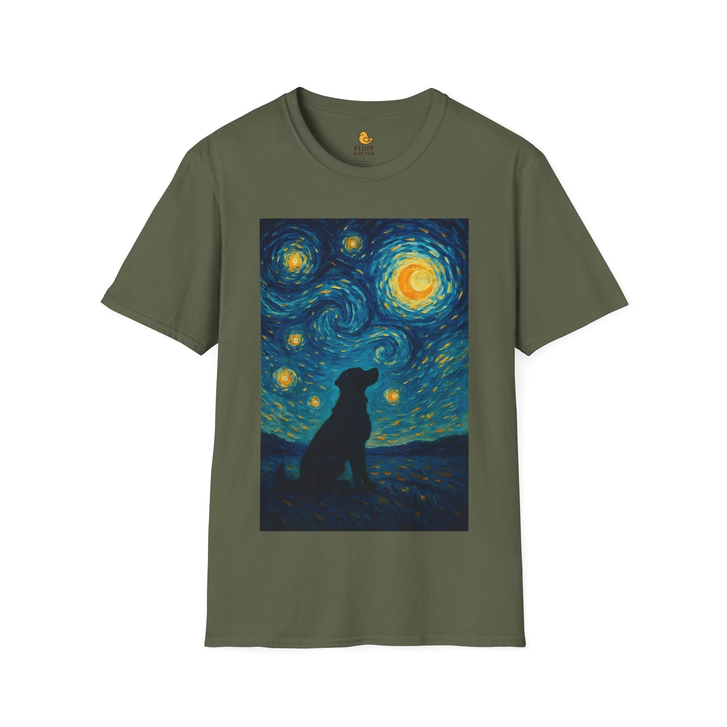 Dog Starry Night