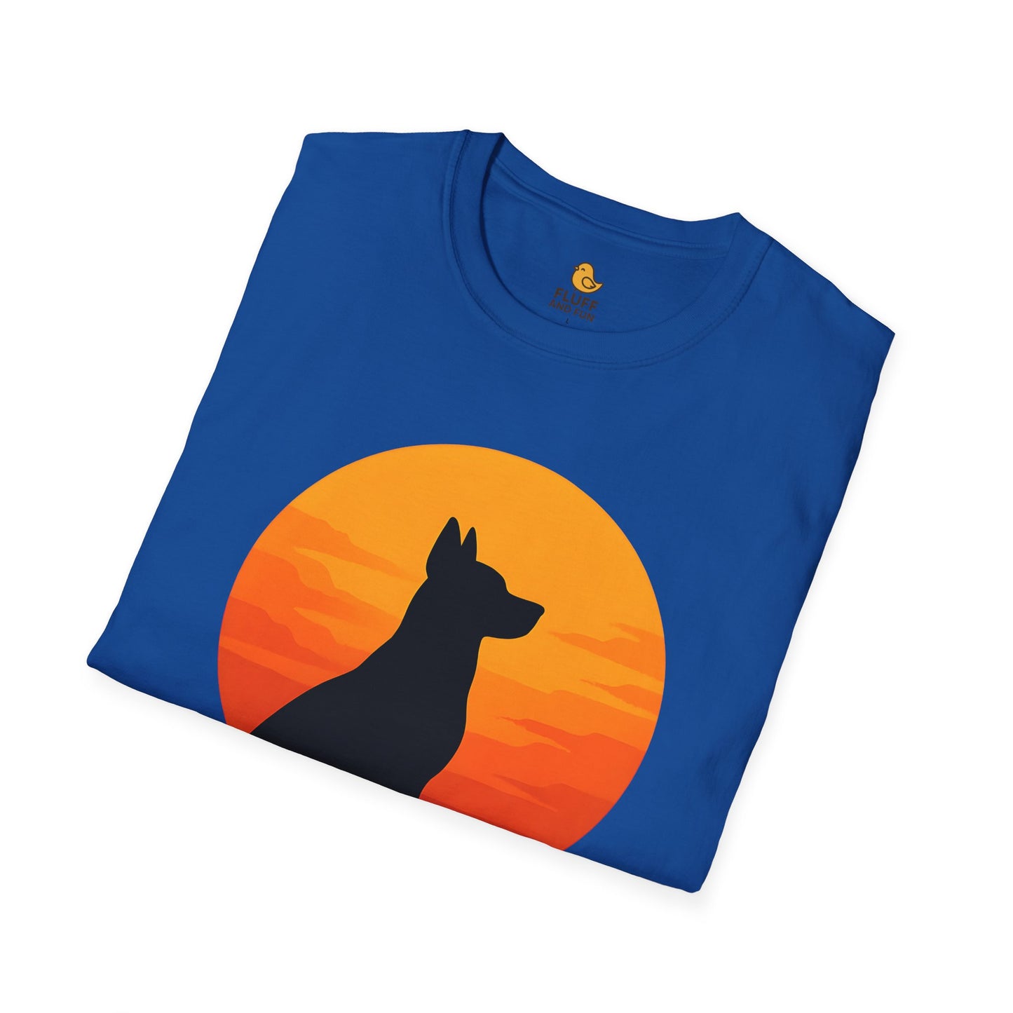 Dog Sunset Silhouette