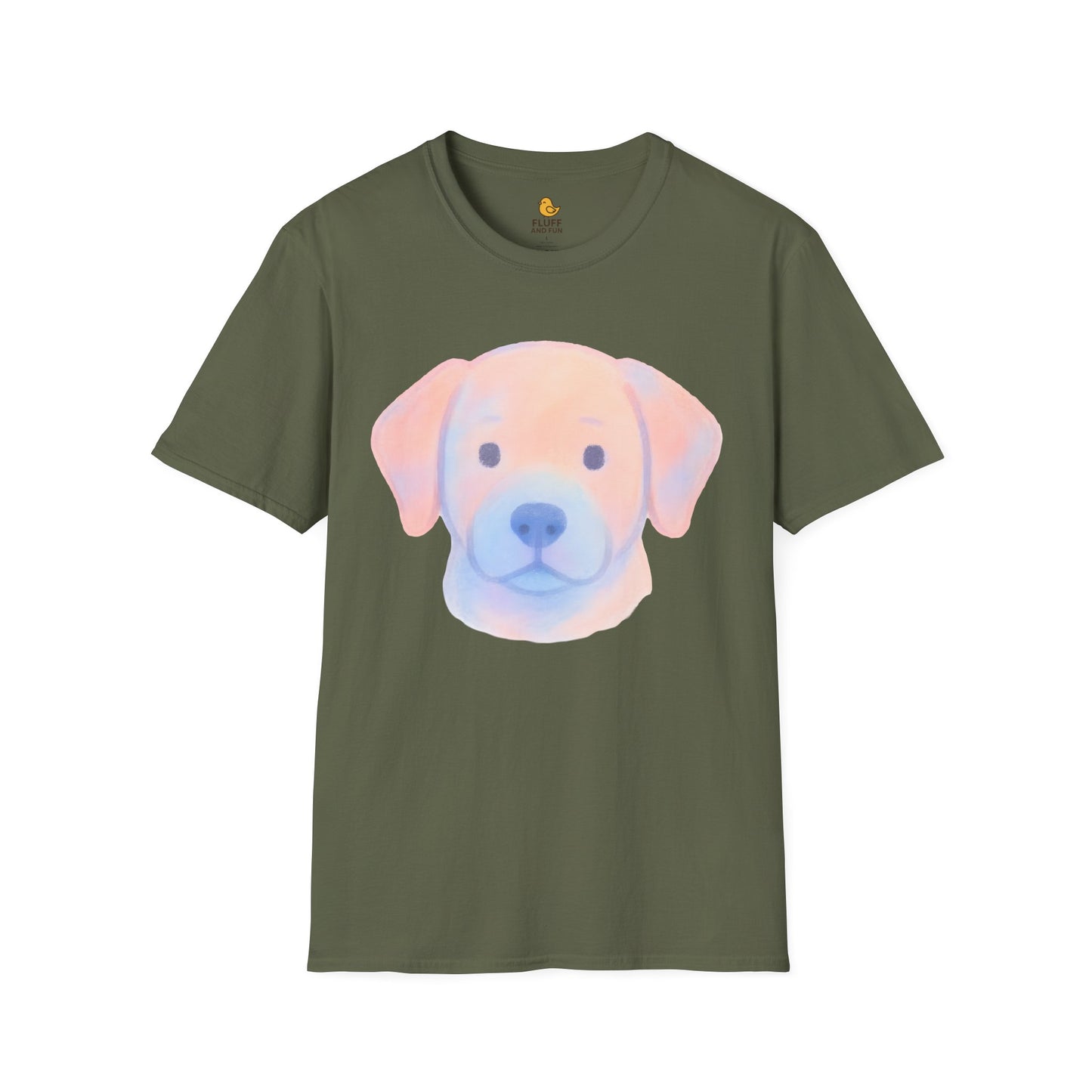 Pastel Dog Head