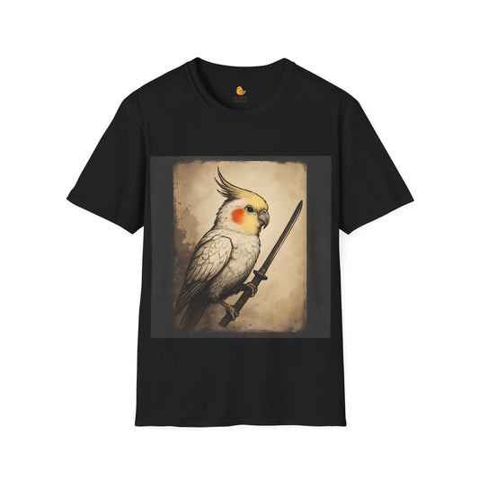 Katana Cockatiel on Parchment Paper