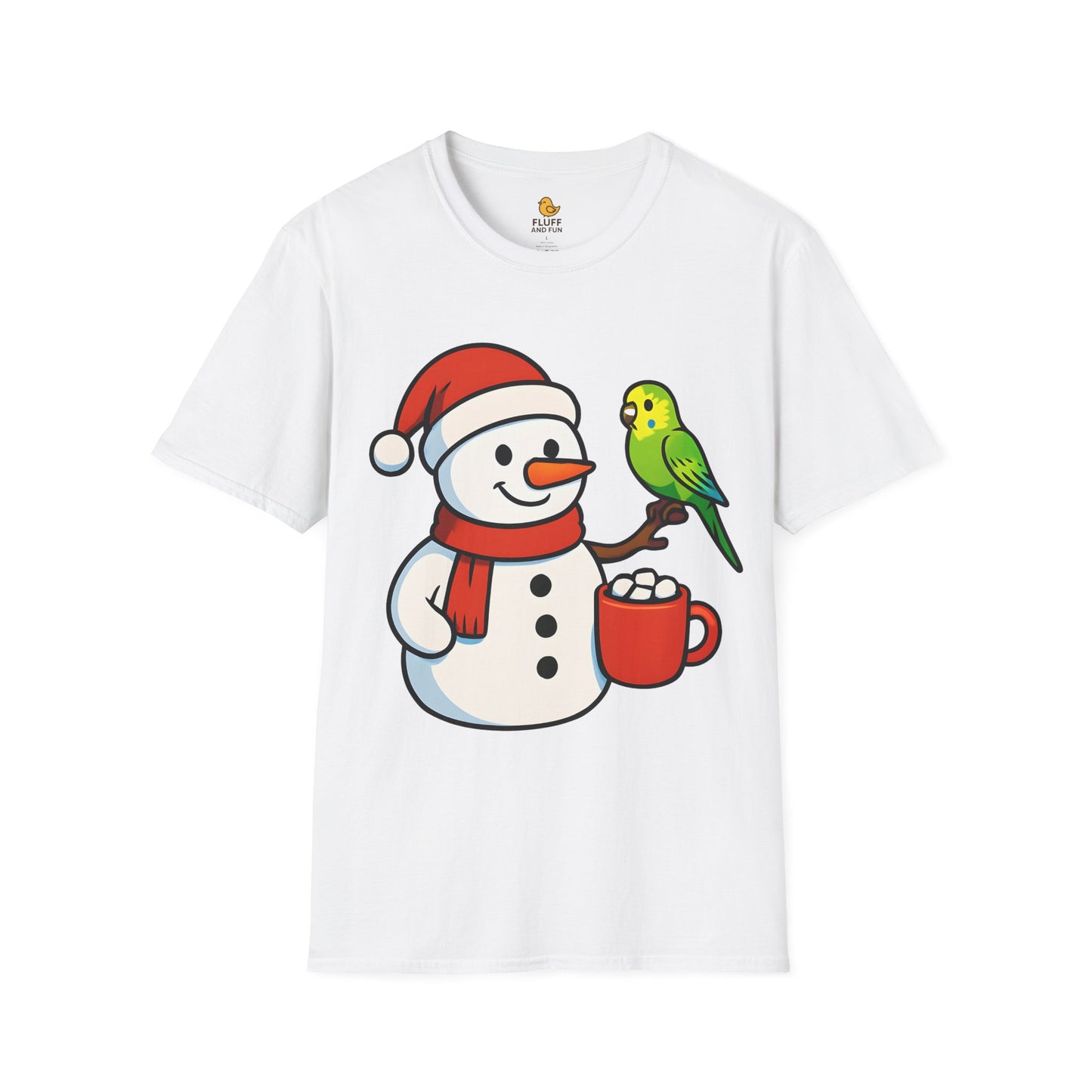 Parakeet Snow Man