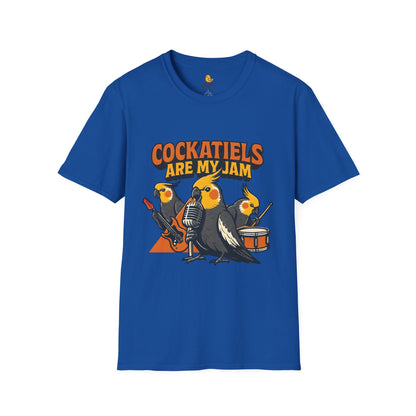 Cockatiel Rock Band T-Shirt