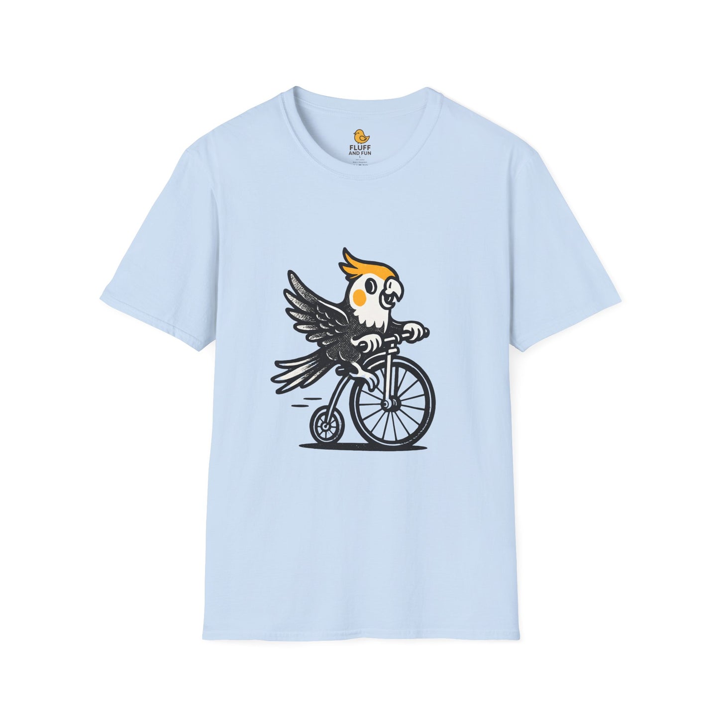 Cockatiel on a Bicycle