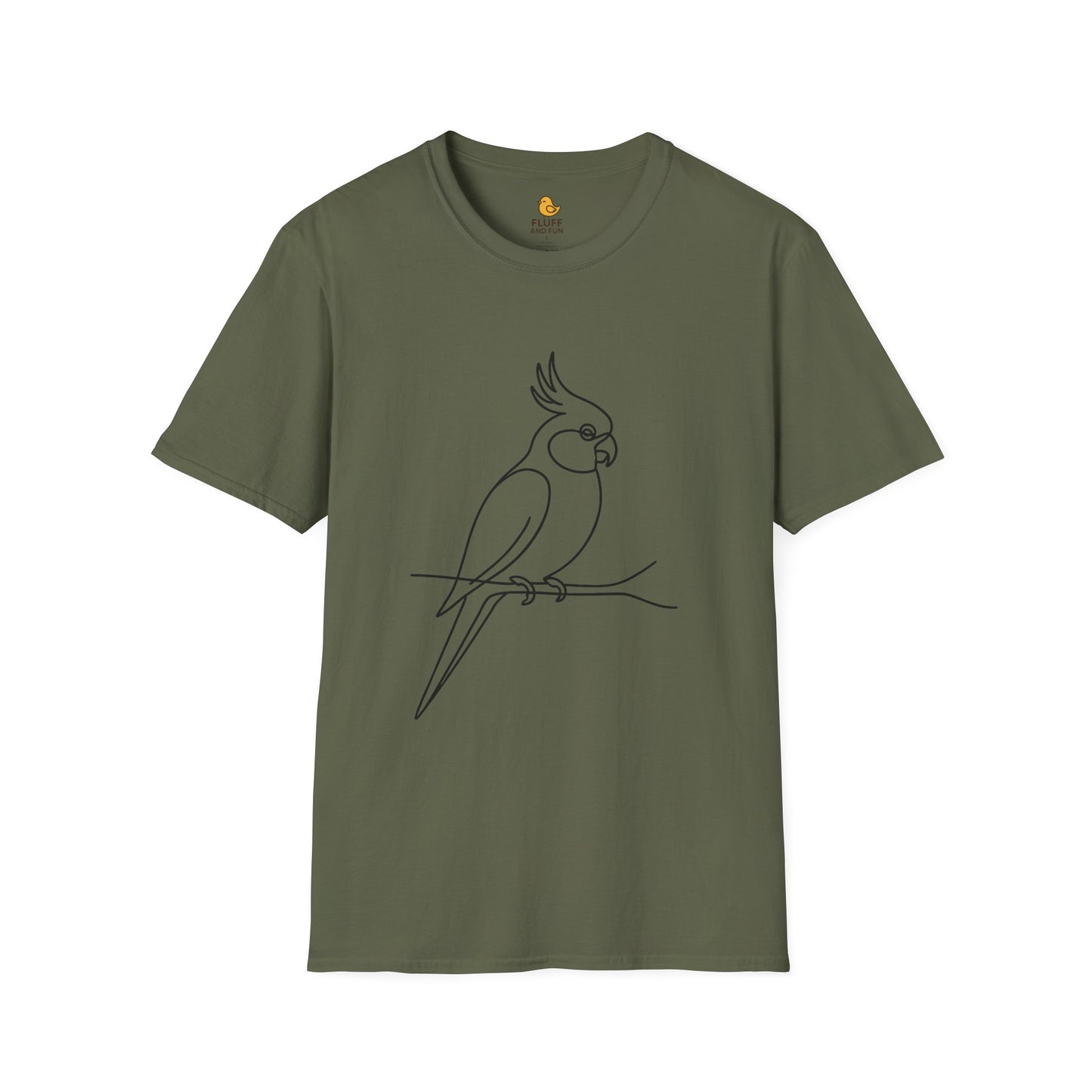 Cockatiel Line Art