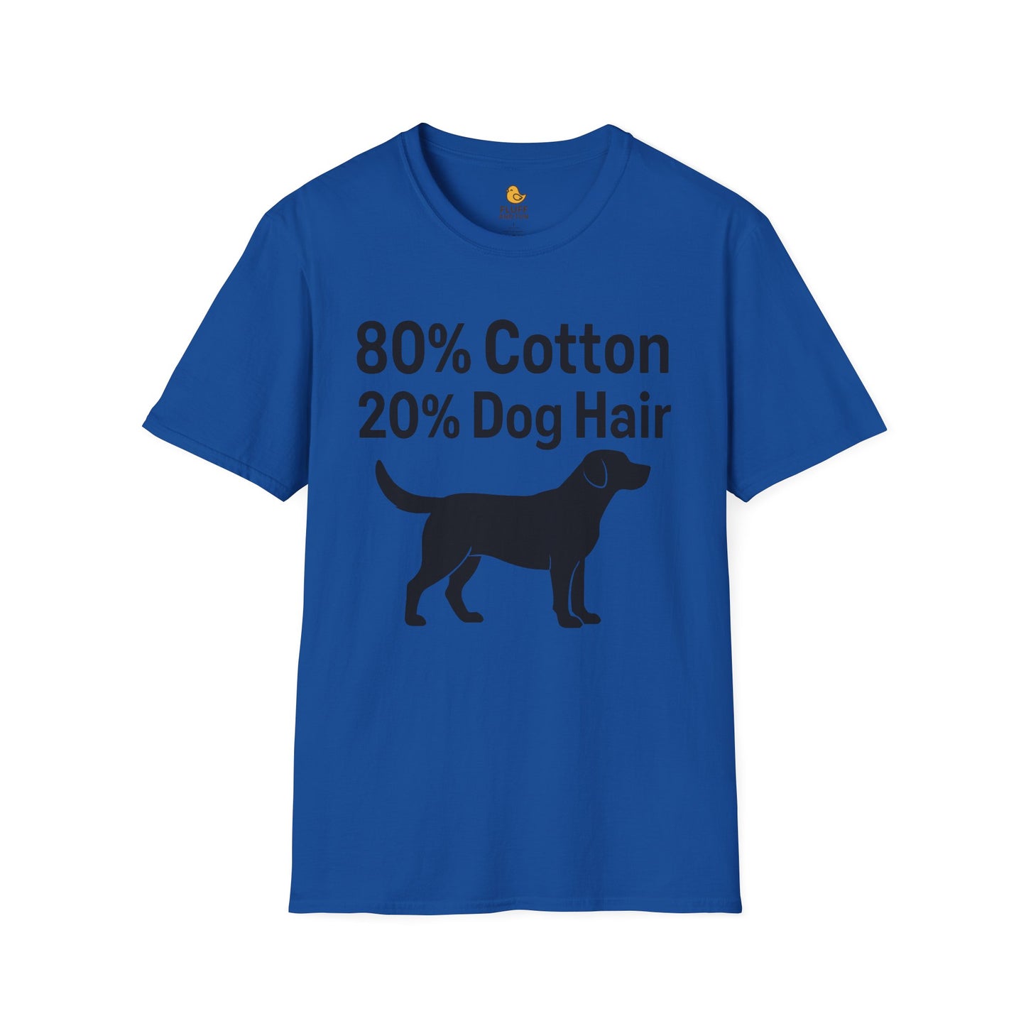 80% Cotton, 20% Dog Hair