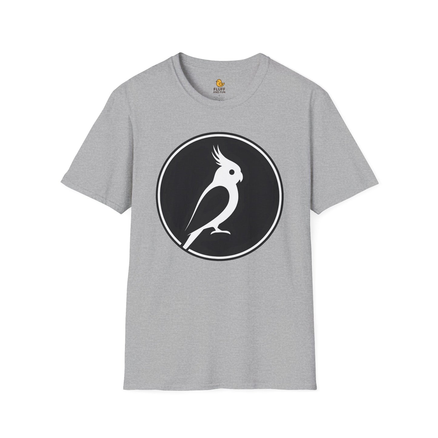Cockatiel Silhouette Circle