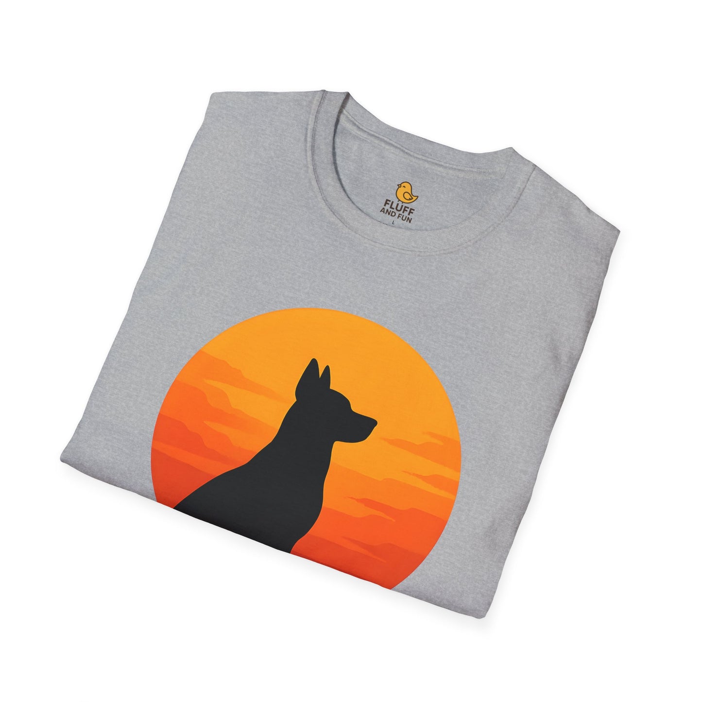 Dog Sunset Silhouette