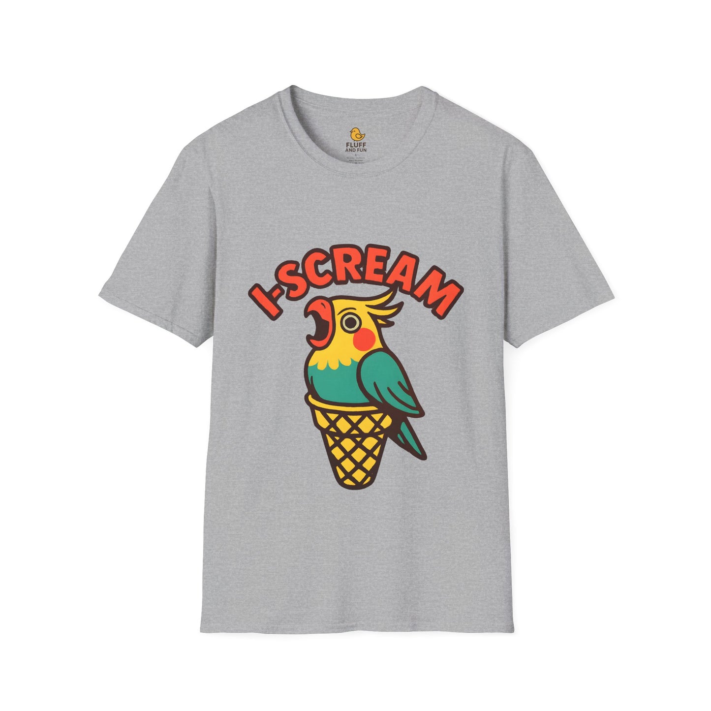 I-Scream Cockatiel Parrot Ice Cream T-Shirt