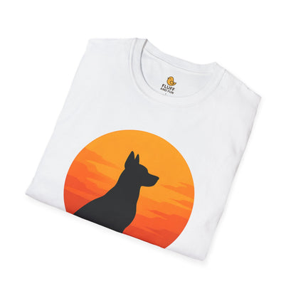 Dog Sunset Silhouette
