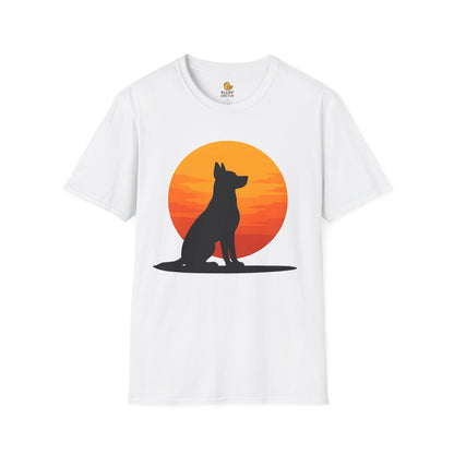 Dog Sunset Silhouette