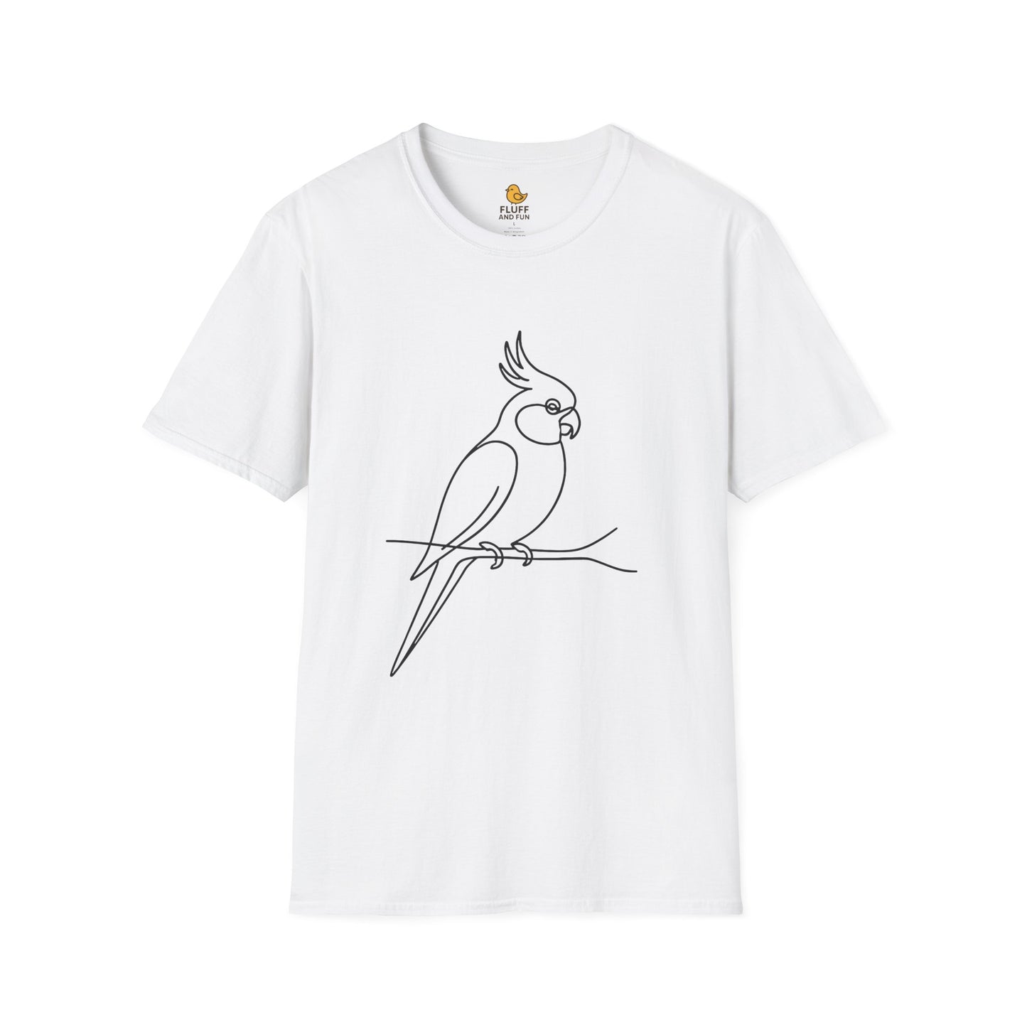 Cockatiel Line Art