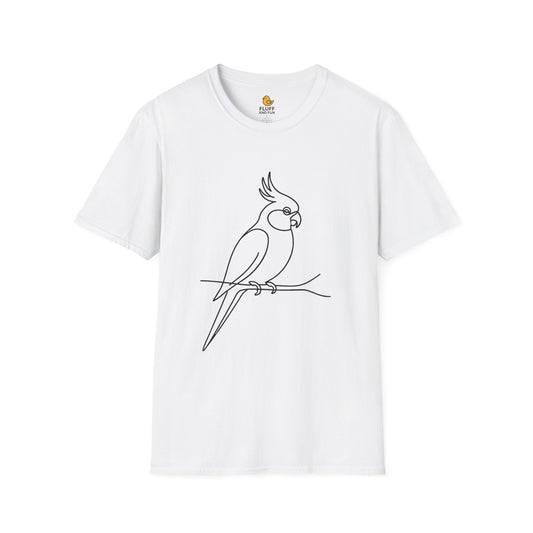 Cockatiel Line Art