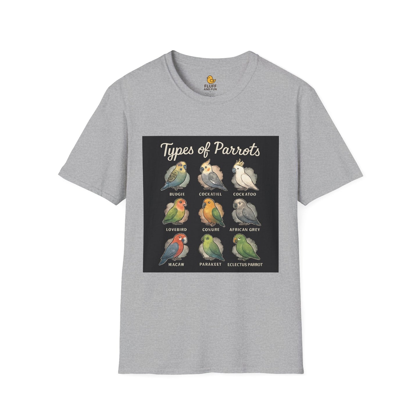 Types of Parrots T-Shirt