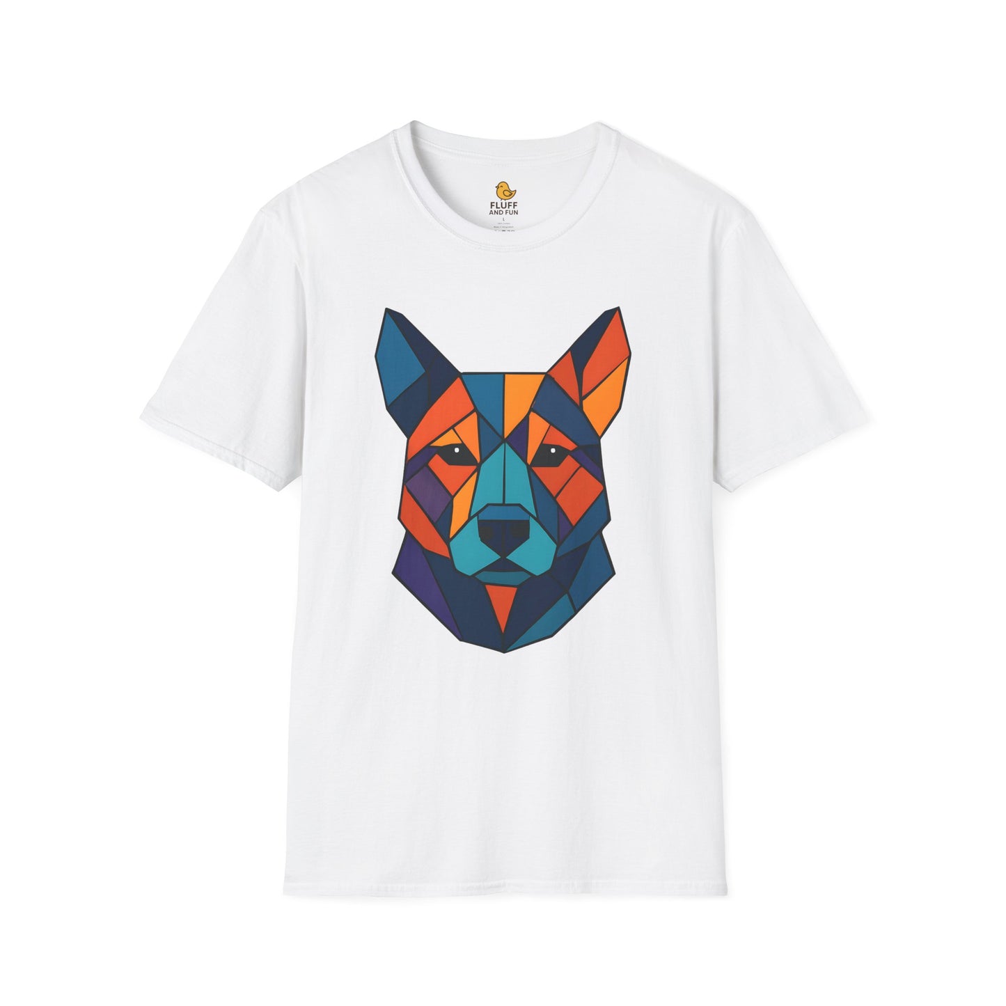 Geometric Dog Head