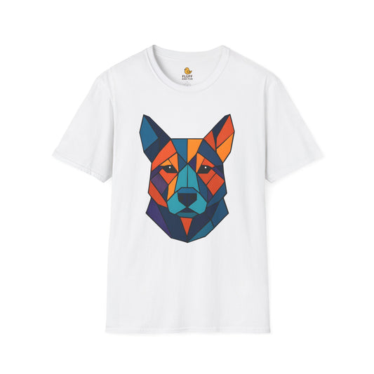 Geometric Dog Head