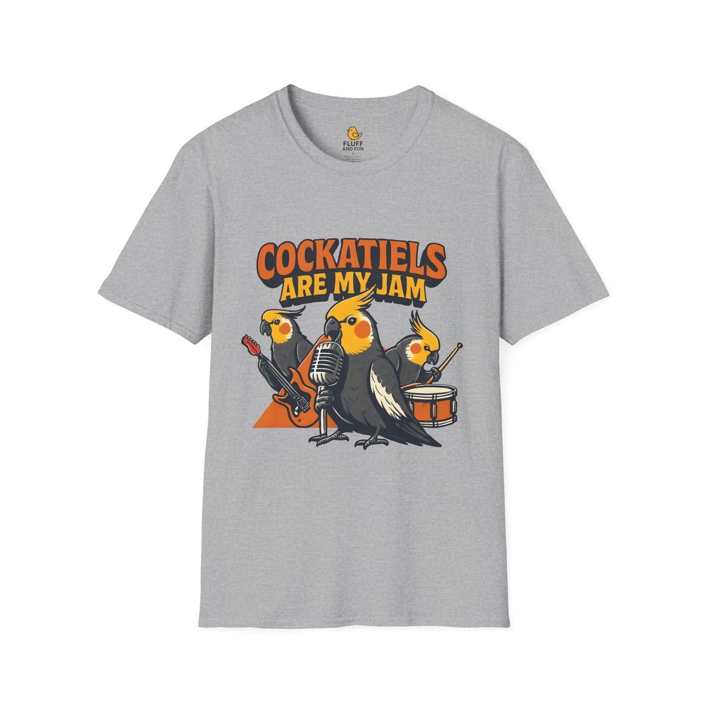 Cockatiel Rock Band T-Shirt
