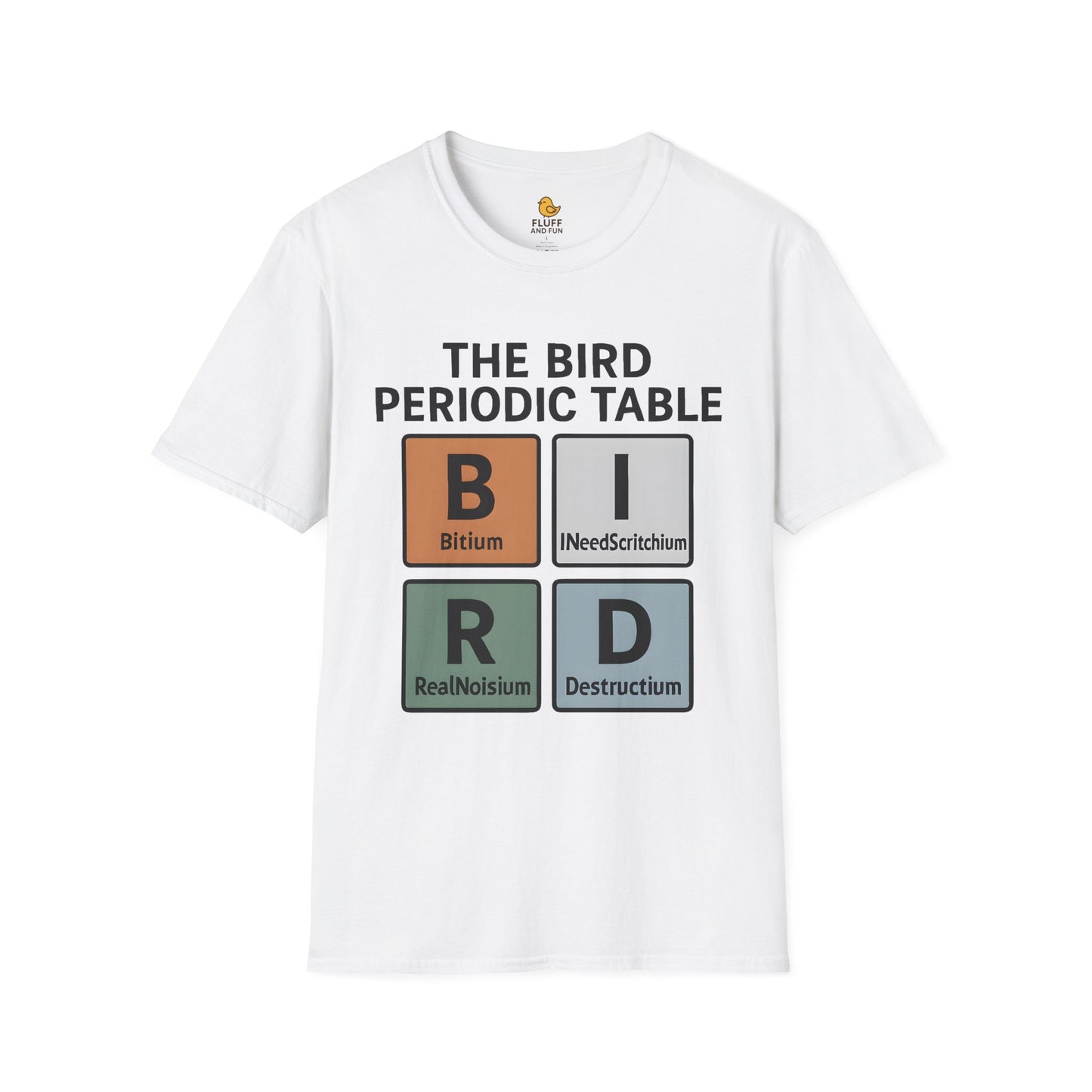 Bird Periodic Table Graphic T-Shirt