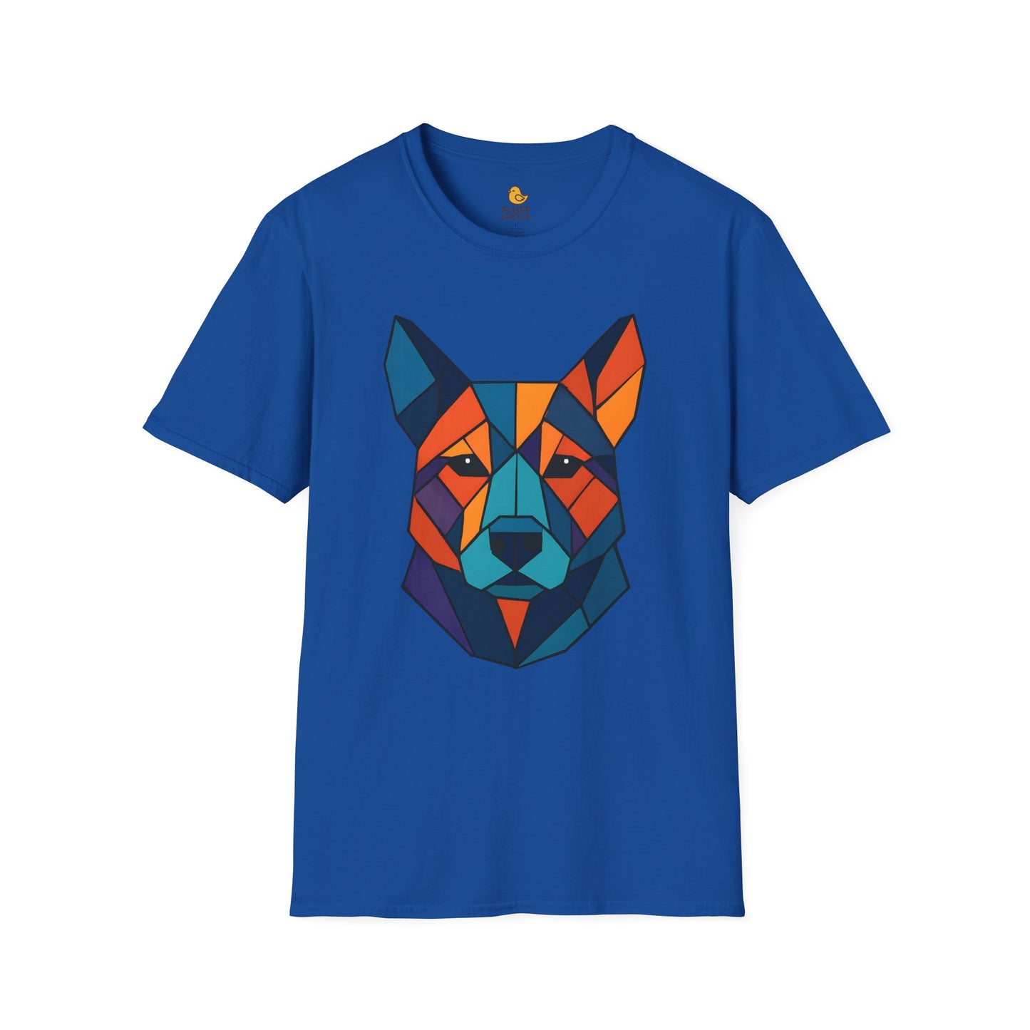 Geometric Dog Head