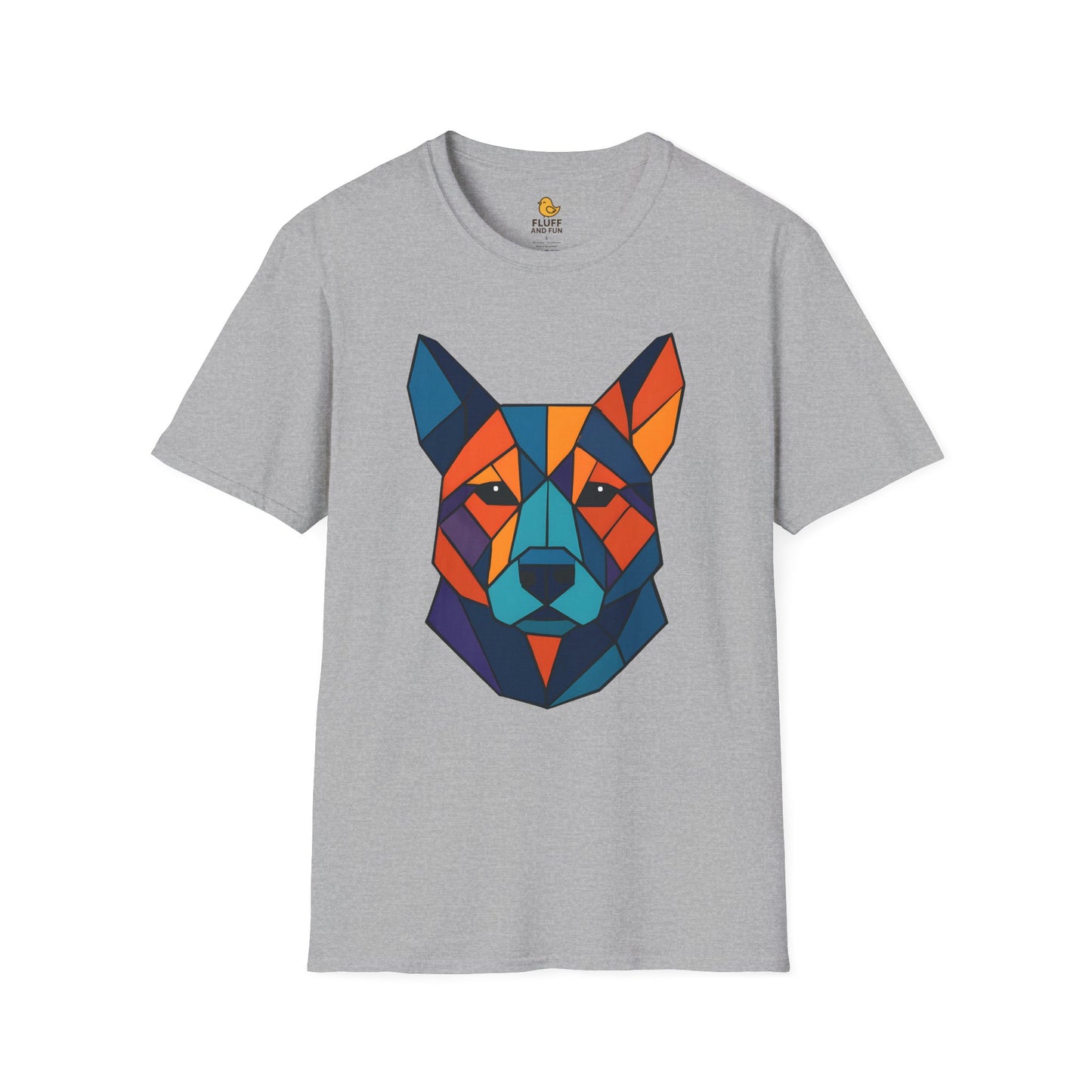 Geometric Dog Head