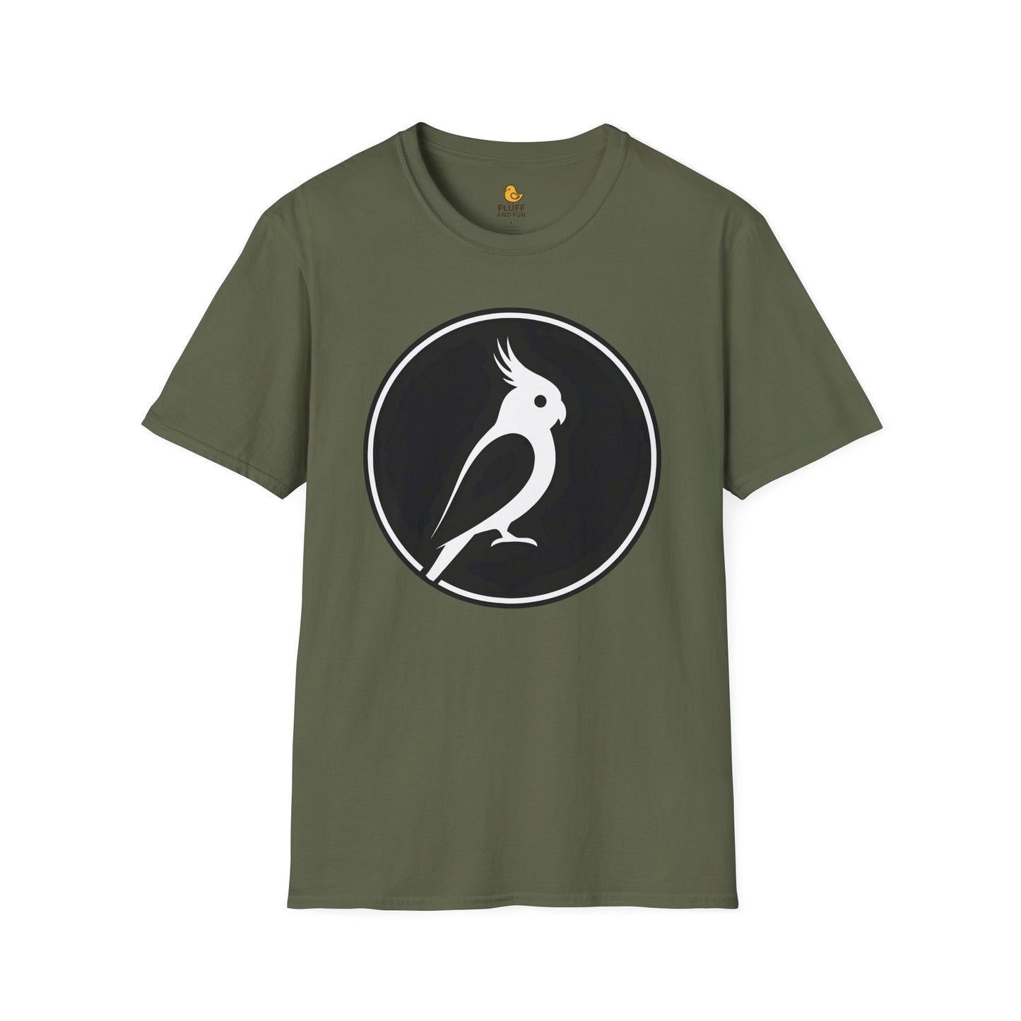 Cockatiel Silhouette Circle