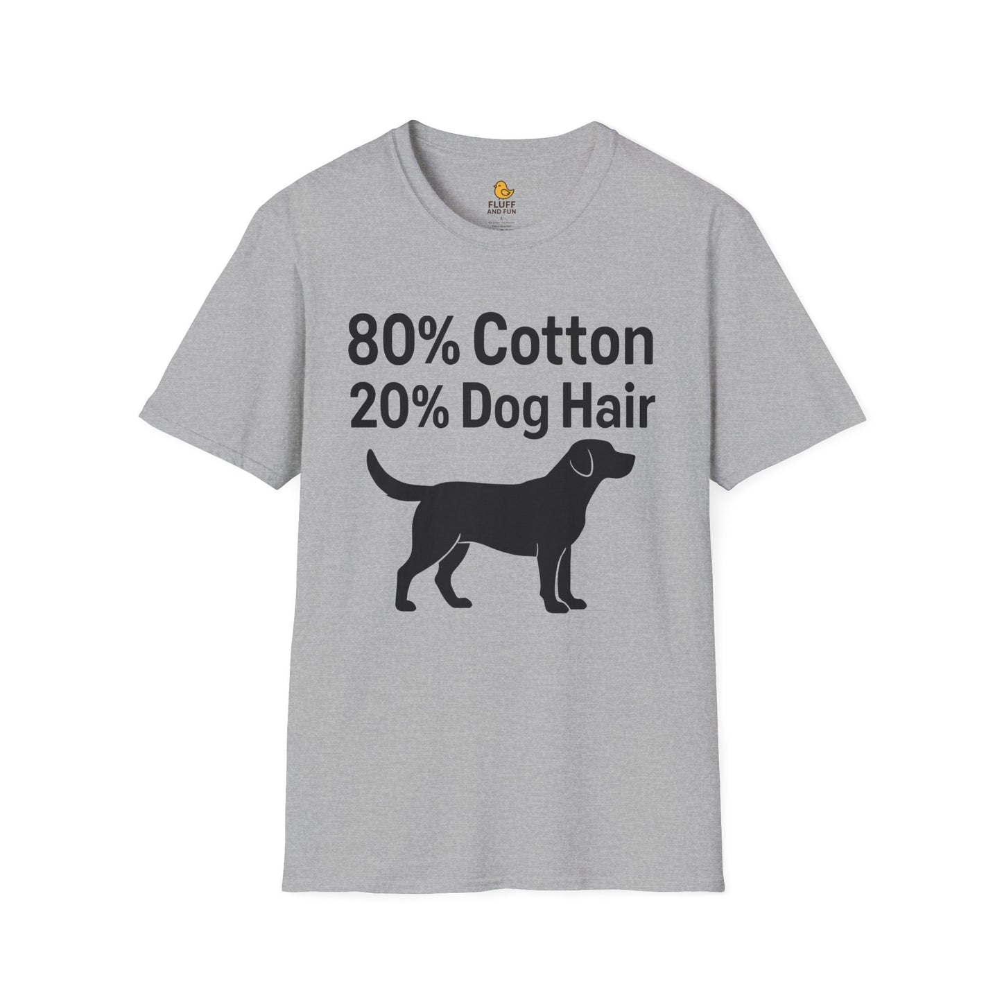 80% Cotton, 20% Dog Hair
