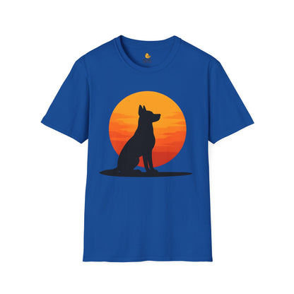 Dog Sunset Silhouette
