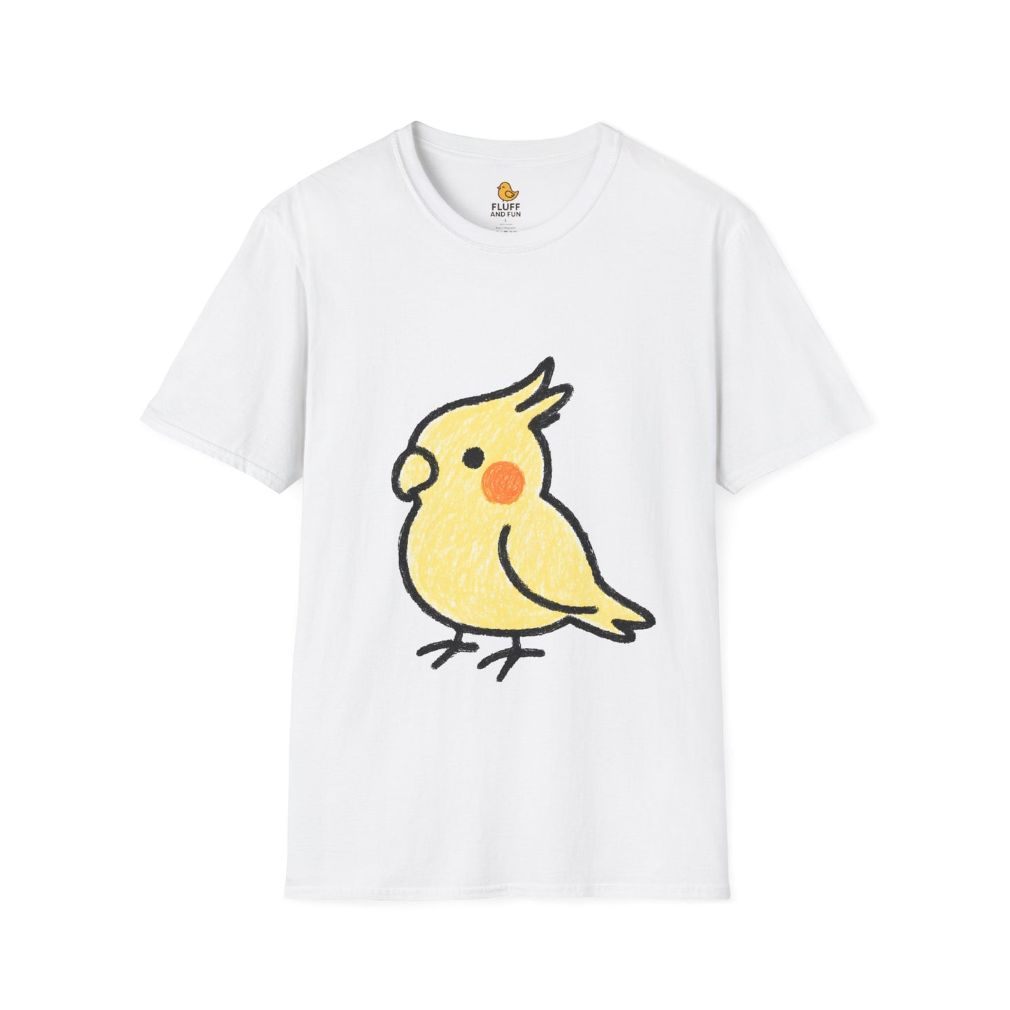 Yellow Cockatiel Kid Drawing