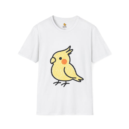 Yellow Cockatiel Kid Drawing