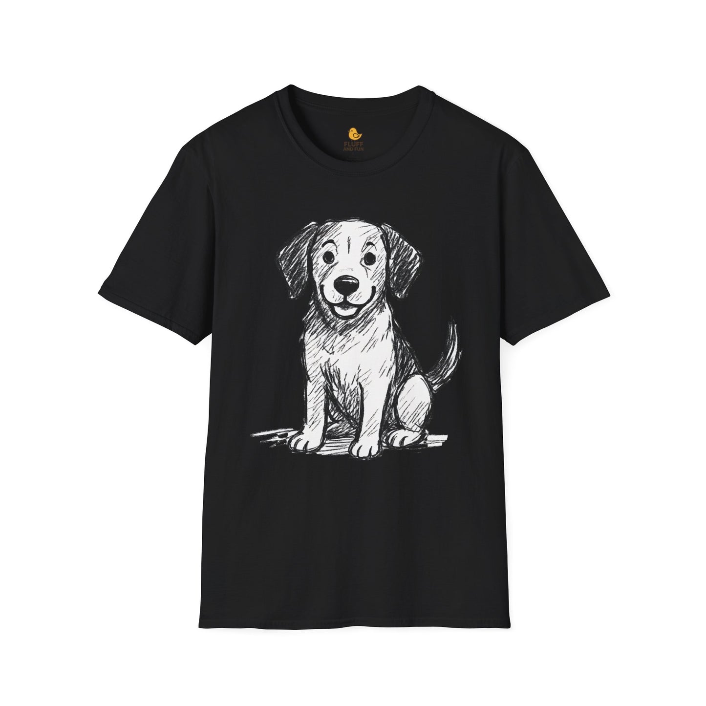 Black & White Dog Sketch