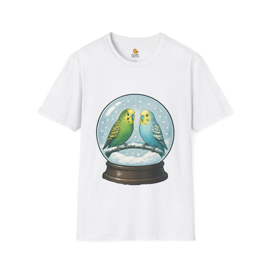 Parakeet Snow Globe