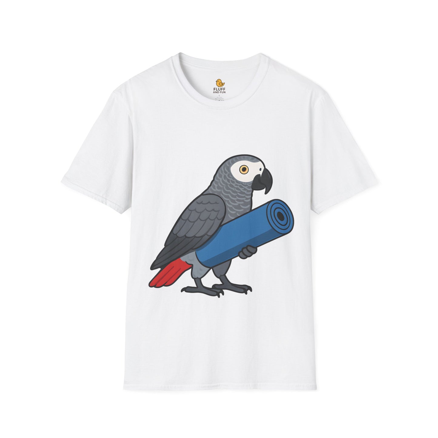 Parrot with Yoga Mat