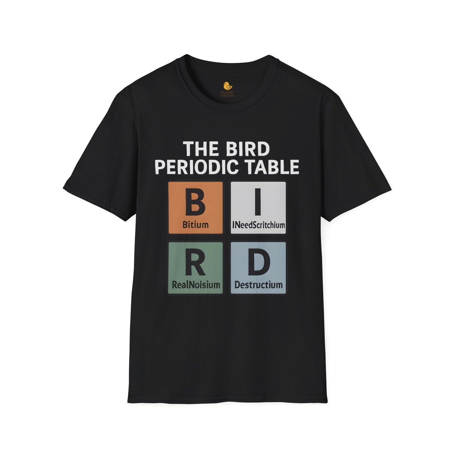 Bird Periodic Table Graphic T-Shirt