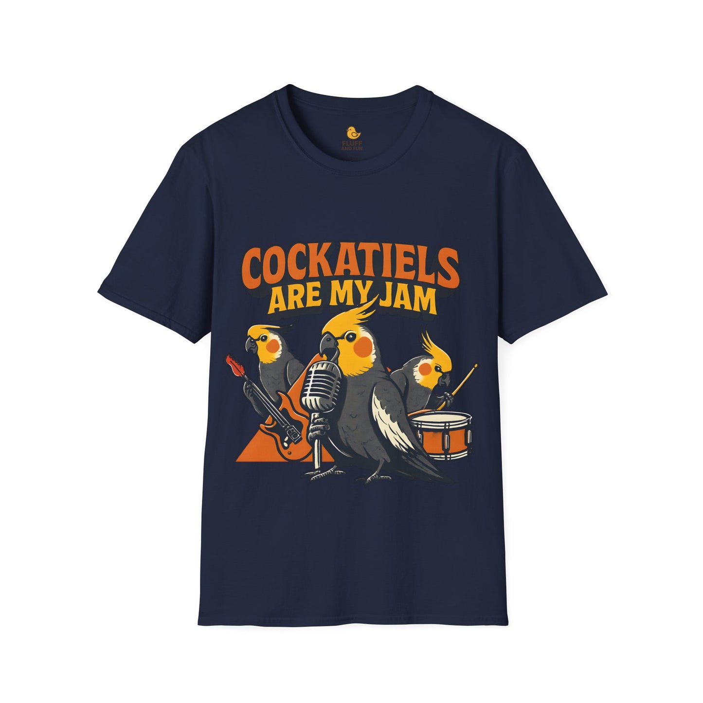 Cockatiel Rock Band T-Shirt
