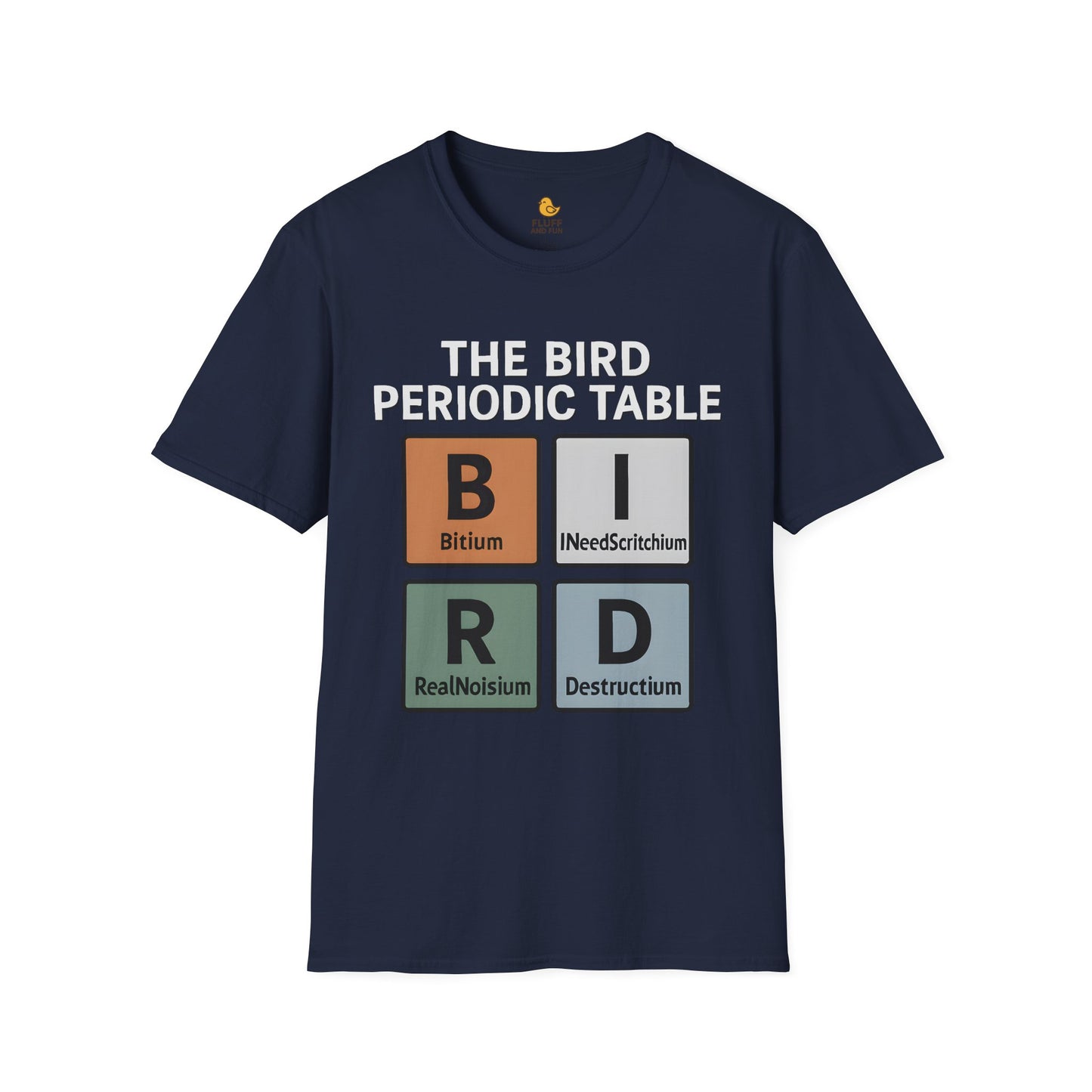Bird Periodic Table Graphic T-Shirt
