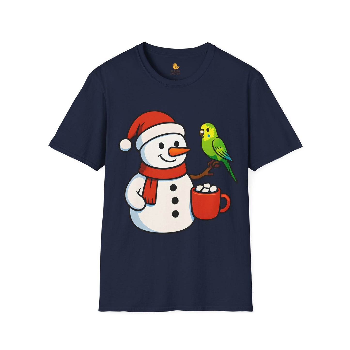 Parakeet Snow Man