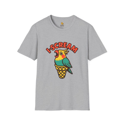 I-Scream Cockatiel Parrot Ice Cream T-Shirt