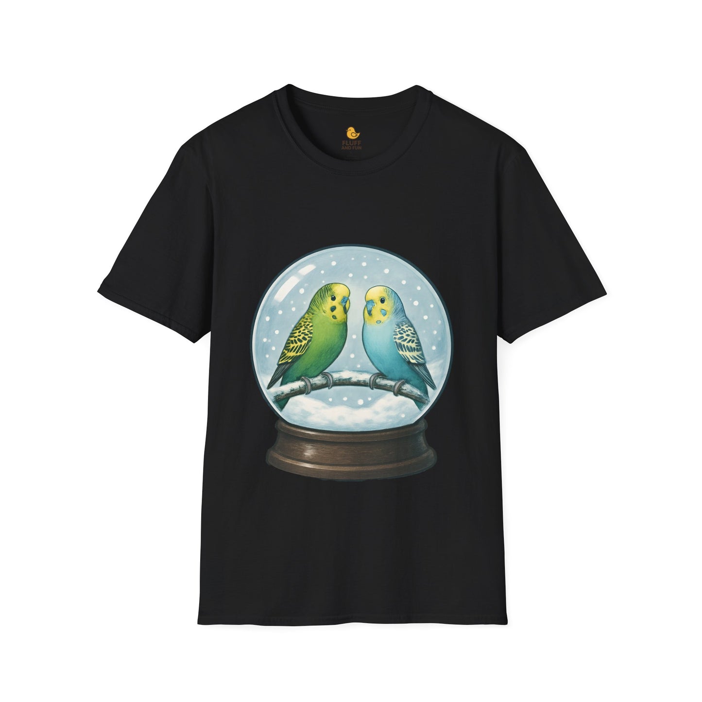 Parakeet Snow Globe