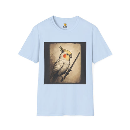 Katana Cockatiel on Parchment Paper