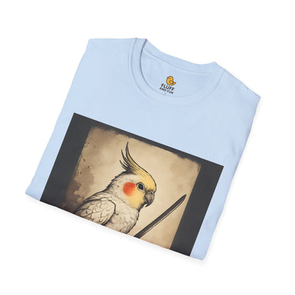 Katana Cockatiel on Parchment Paper