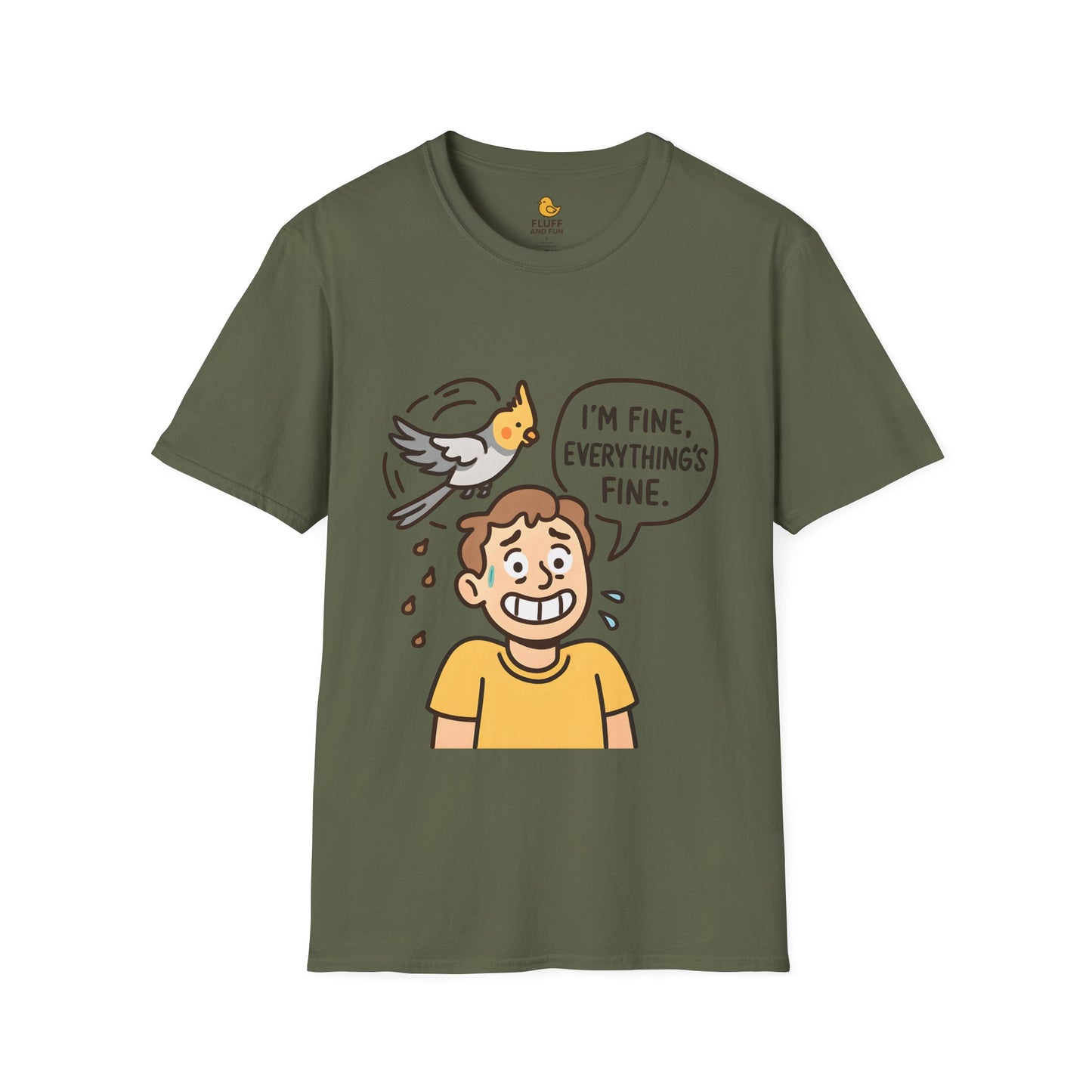 I'm Fine, Everything's Fine Cockatiel Shirt