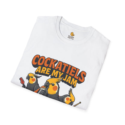 Cockatiel Rock Band T-Shirt