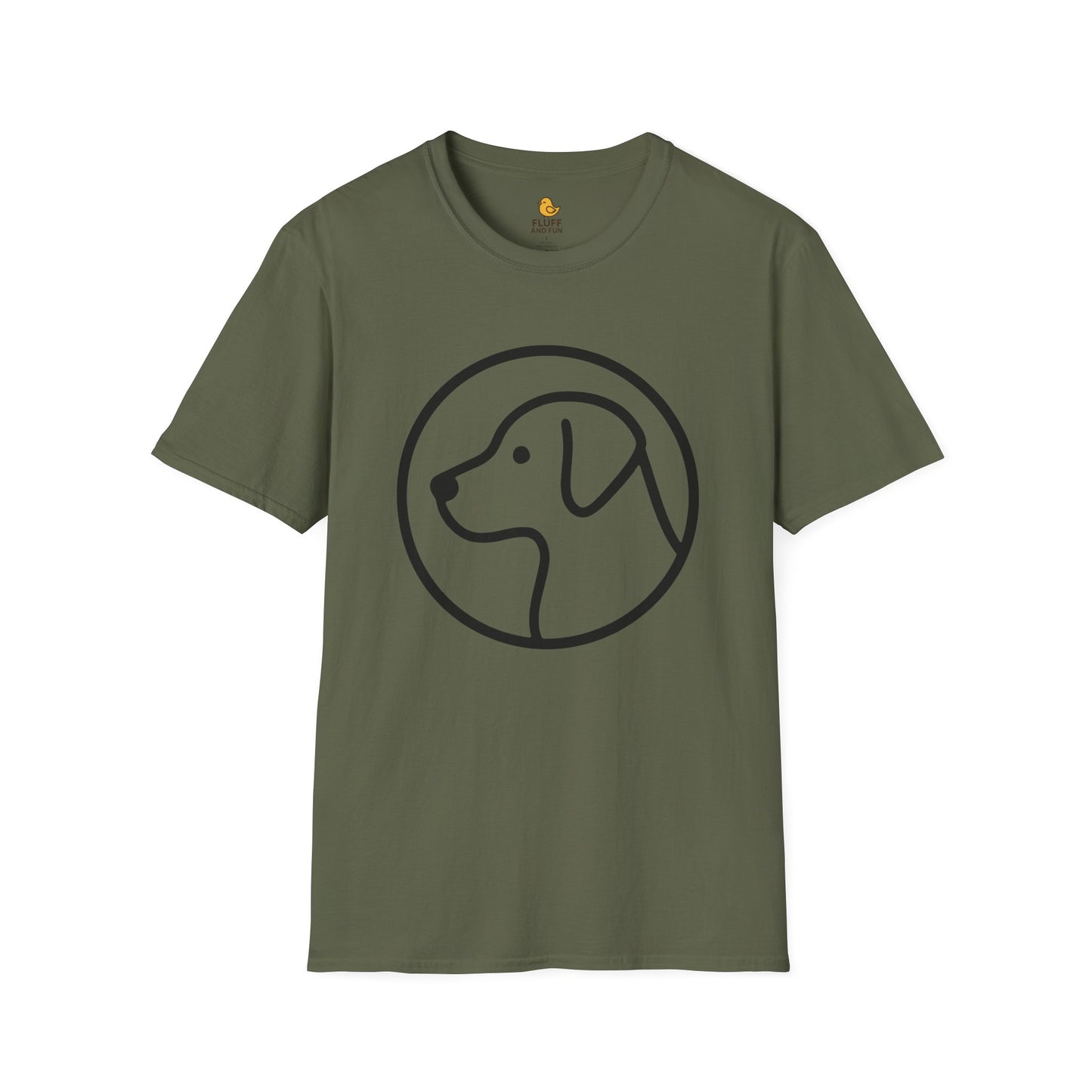 Minimalist Circular Dog Logo