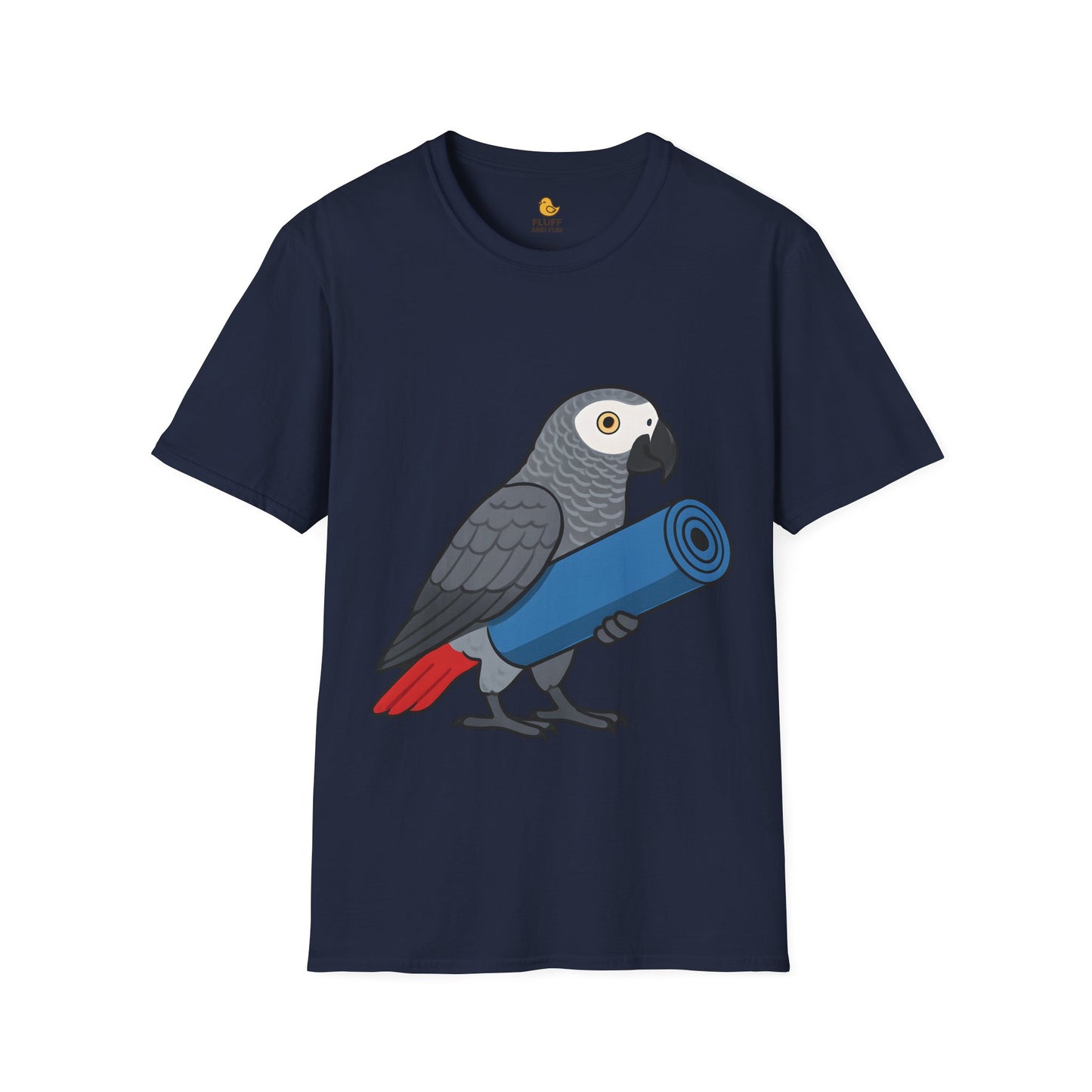 Parrot with Yoga Mat