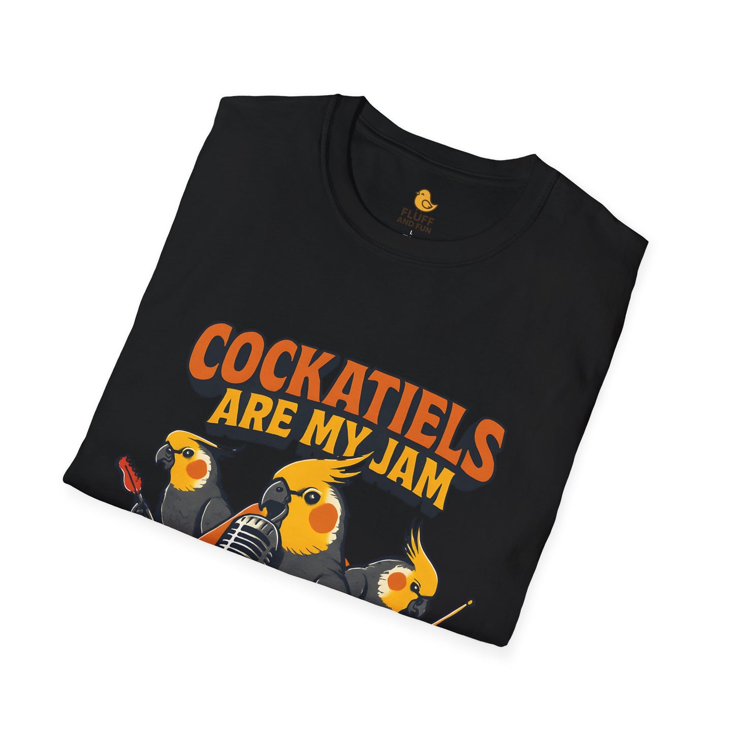 Cockatiel Rock Band T-Shirt