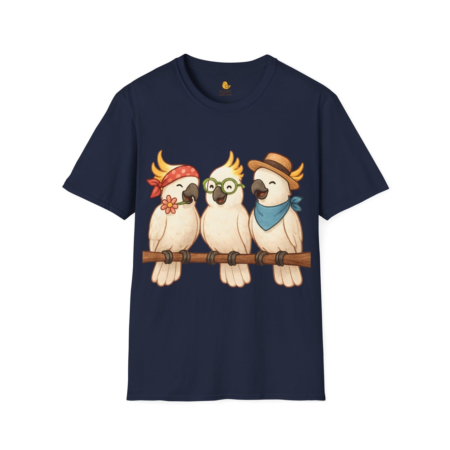 3 Cockatoos on a Branch