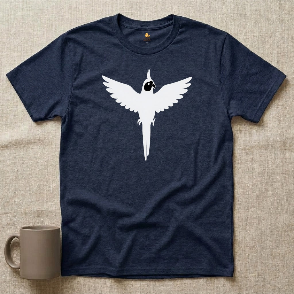 Cockatiel with Wings Spread