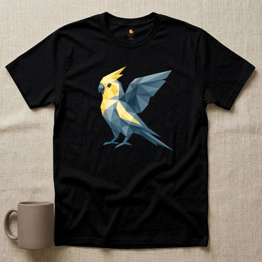 Geometric Origami Cockatiel